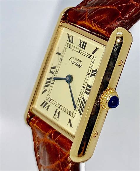 must de cartier uhr 925|cartier watches for sale.